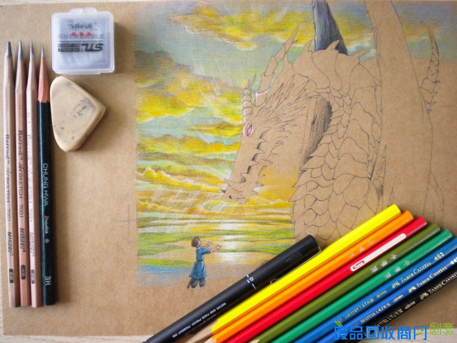 彩铅 地海战记 宫崎骏 3648x2736