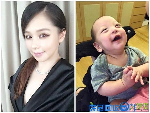 徐若瑄儿子肉嘟嘟 仰头大笑模样可爱(图)
