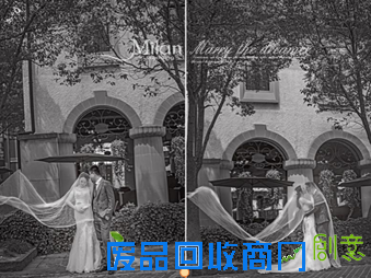 在上海米兰婚纱照摄影，三种婚纱照风格圆了我一直以来的梦