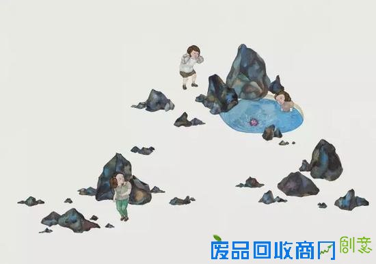 这些画和她一样干净、漂亮又伤感