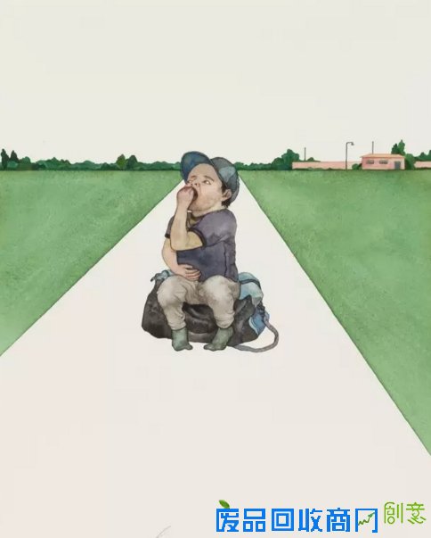 这些画和她一样干净、漂亮又伤感