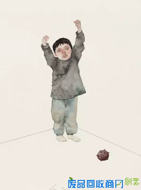 这些画和她一样干净、漂亮又伤感