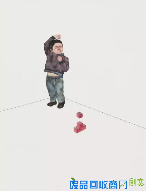 这些画和她一样干净、漂亮又伤感