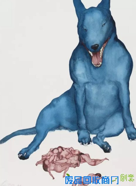 这些画和她一样干净、漂亮又伤感