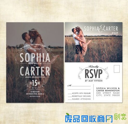 创意婚礼请柬 让婚礼更具特色