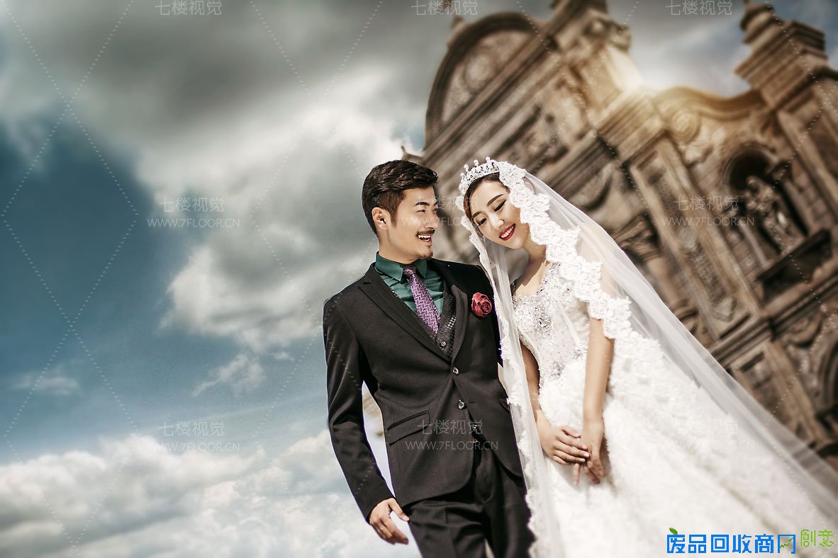 南京外景婚纱照作品 南京唯美个性写真