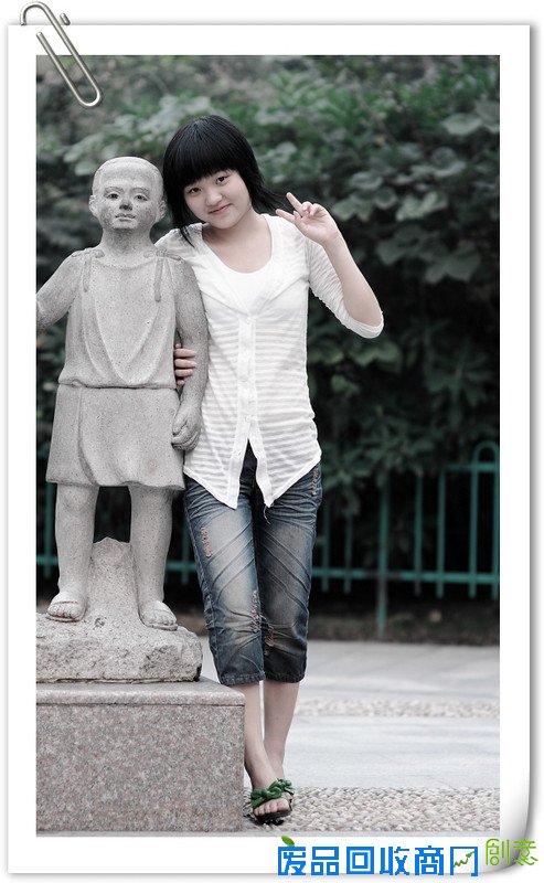 可爱小女生 作者 心摄影 蜂鸟相册 