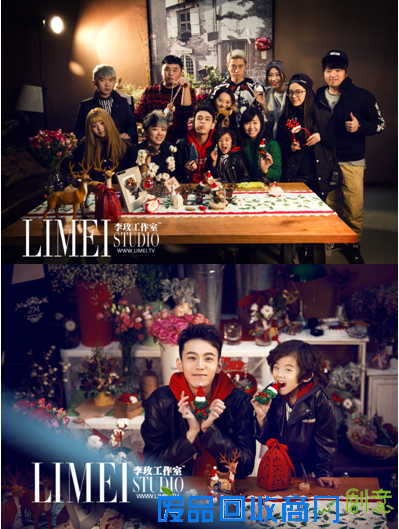 北京婚纱摄影:李玫工作室携手＂陈希郡和张艺瀚＂打造的圣诞主题写真被曝光