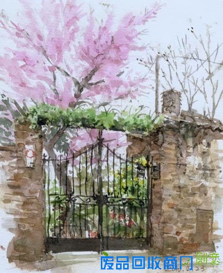 唯美插画 动漫卡通风景美图