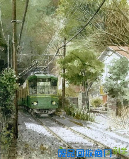 唯美插画 动漫卡通风景美图