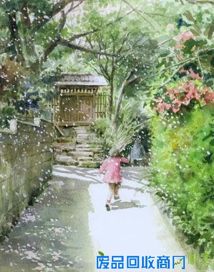 唯美插画 动漫卡通风景美图