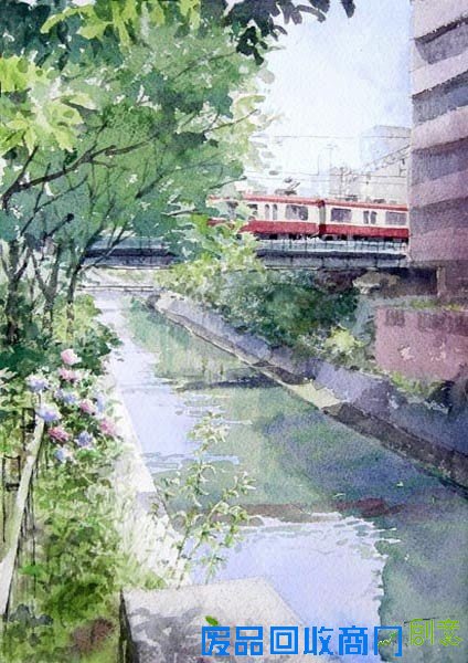 唯美插画 动漫卡通风景美图