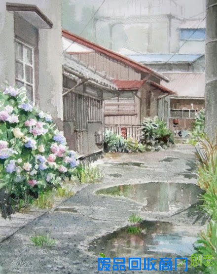 唯美插画 动漫卡通风景美图