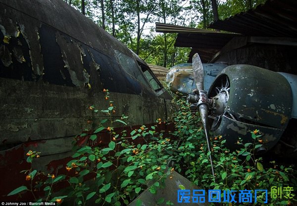 组图：美摄影师旅途偶遇二战老飞机“墓地”
