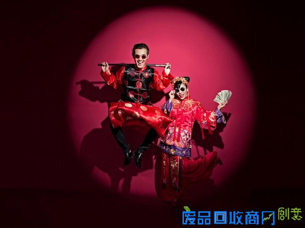 中式传统婚纱照