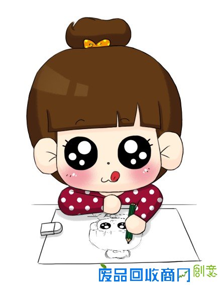 超可爱漫画人物图片 萌不萌，萌不萌，很萌好吧