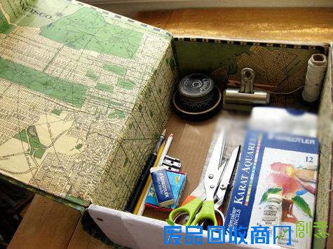 DIY书卷式收纳盒