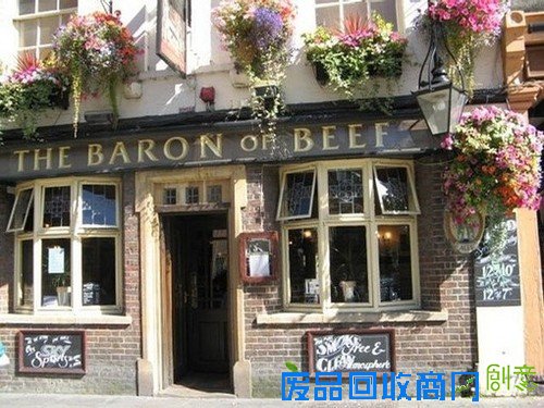 街头拐角的浪漫小咖啡店 高清唯美摄影