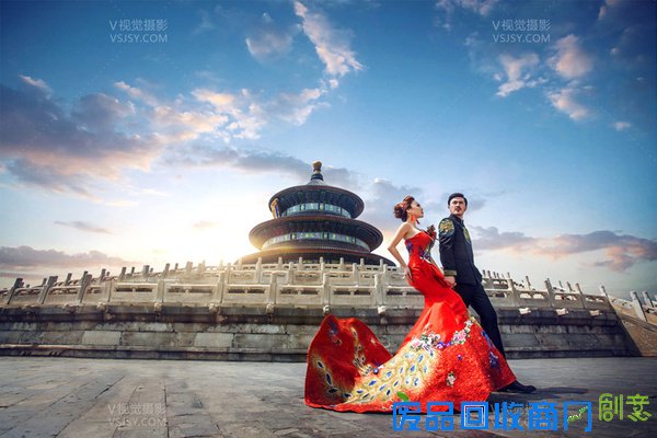 V视觉摄影，北京婚纱摄影好口碑中国风
