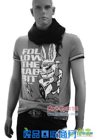 30岁男人酷爱怀旧卡通印花T恤【多图】