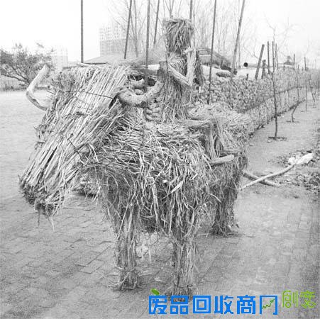 衡水滨湖新区草编造型成为“土”农场的“土”创意