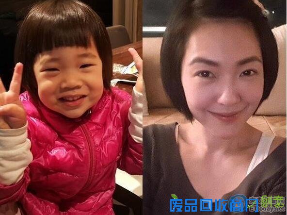 小S儿时旧照曝光 许老三可爱萌照验证优良基因