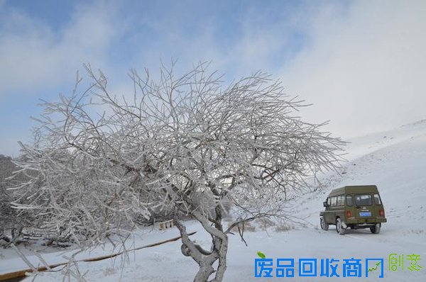 唯美内蒙古察右中旗草原黄花沟雪景 让人窒息
