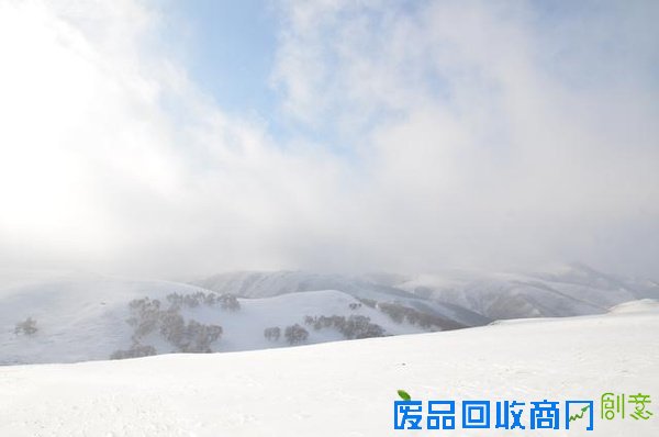 唯美内蒙古察右中旗草原黄花沟雪景 让人窒息