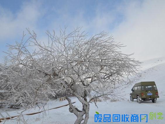 唯美内蒙古察右中旗草原黄花沟雪景 让人窒息
