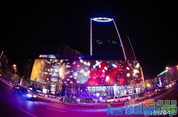 跨年夜玩创意合肥银泰中心将上演裸眼4D灯光秀