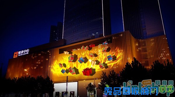 跨年夜玩创意合肥银泰中心将上演裸眼4D灯光秀