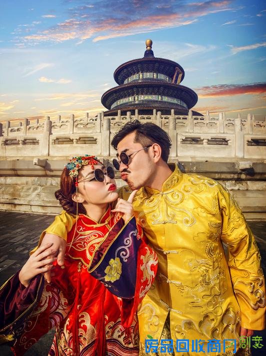 北京婚纱摄影,天坛婚纱照V视觉浓浓中国风