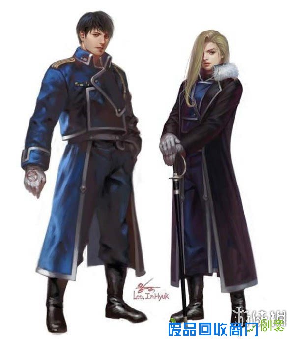 画师绘制真人写实风动漫角色 多了不少帅气与性感