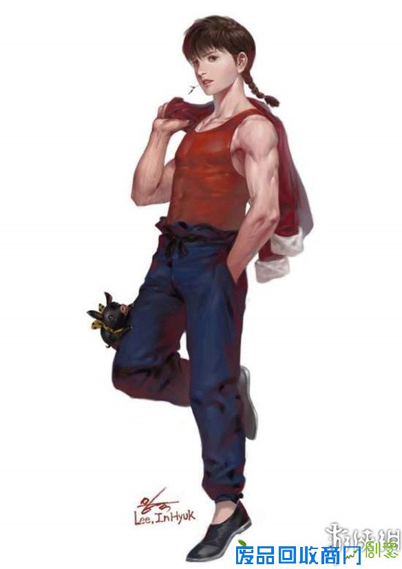 画师绘制真人写实风动漫角色 多了不少帅气与性感