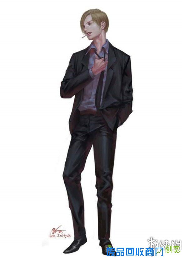 画师绘制真人写实风动漫角色 多了不少帅气与性感