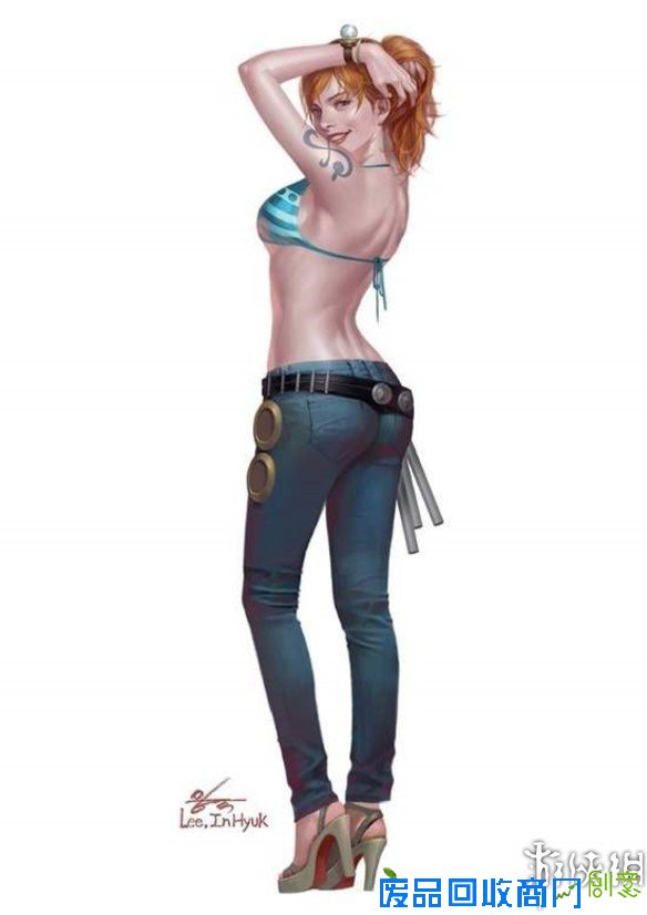 画师绘制真人写实风动漫角色 多了不少帅气与性感