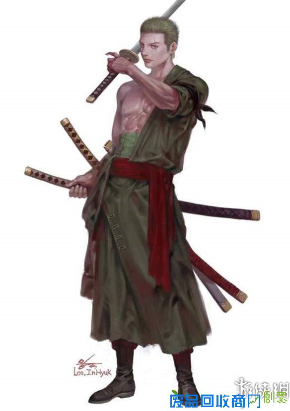 画师绘制真人写实风动漫角色 多了不少帅气与性感