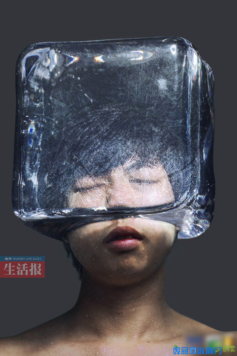 高清：创意十足 市民猜猜广告作品个性照片表达啥