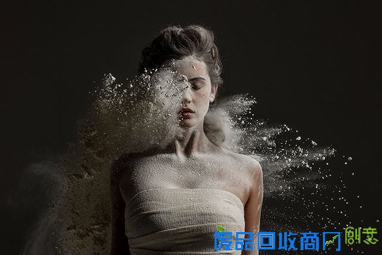 摄影师新玩法，当把面粉和舞者