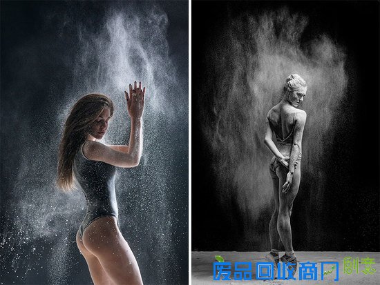 面粉与舞者的激情碰撞，人体力量之美竟如此震撼