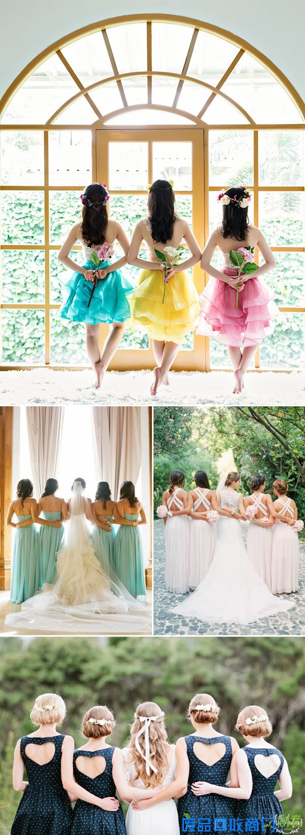 让你和闺蜜婚礼当天嗨翻天的伴娘婚纱照