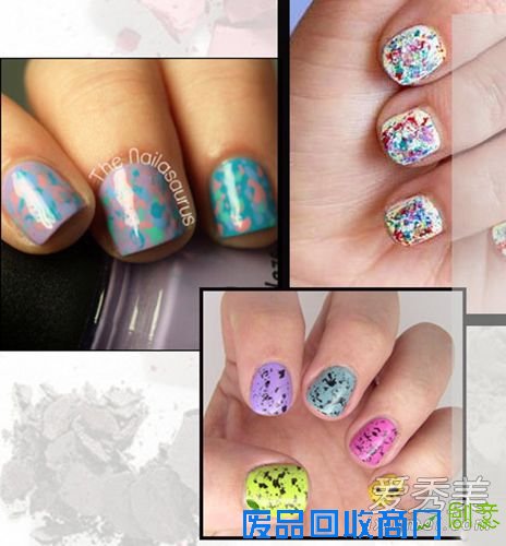 自制美甲：用牙刷打造3款创意美甲