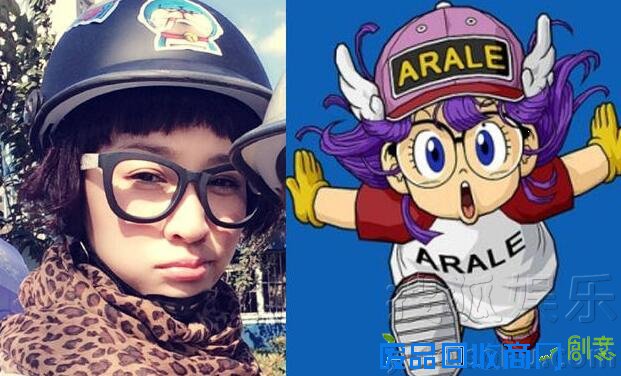 李小冉晒新剧造型 呆萌可爱神似阿拉蕾(图)