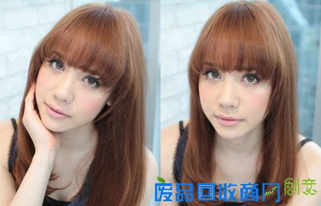 直发梨花头发型图片2