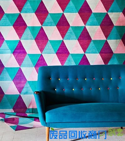 墙上能生花 地毯创意设计无边界