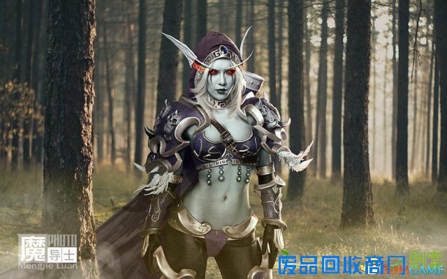魔兽希尔瓦娜斯史诗级COS美图赏 不愧是新任大酋长