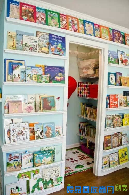 再贵重的礼物都不如给孩子一个阅读空间!20个家庭读书角创意总有适合你的