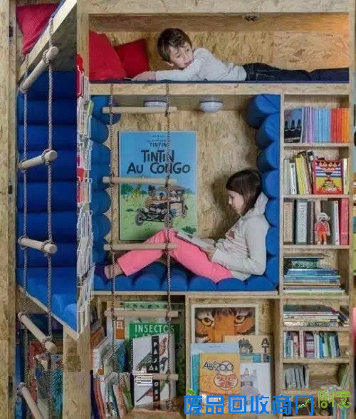 再贵重的礼物都不如给孩子一个阅读空间!20个家庭读书角创意总有适合你的