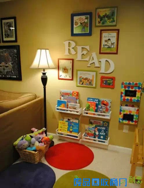 再贵重的礼物都不如给孩子一个阅读空间!20个家庭读书角创意总有适合你的