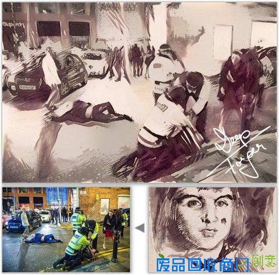 能将街头醉汉拍成世界名画 摄影师请收下我的膝盖